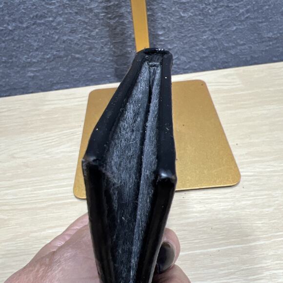 Coach Signature Pebbled Mens Bifold Wallet Brown - Picture 6 of 11